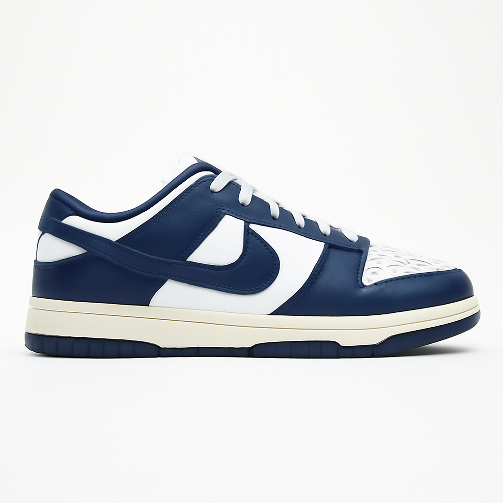 Vintage Navy Low-top Sneakers