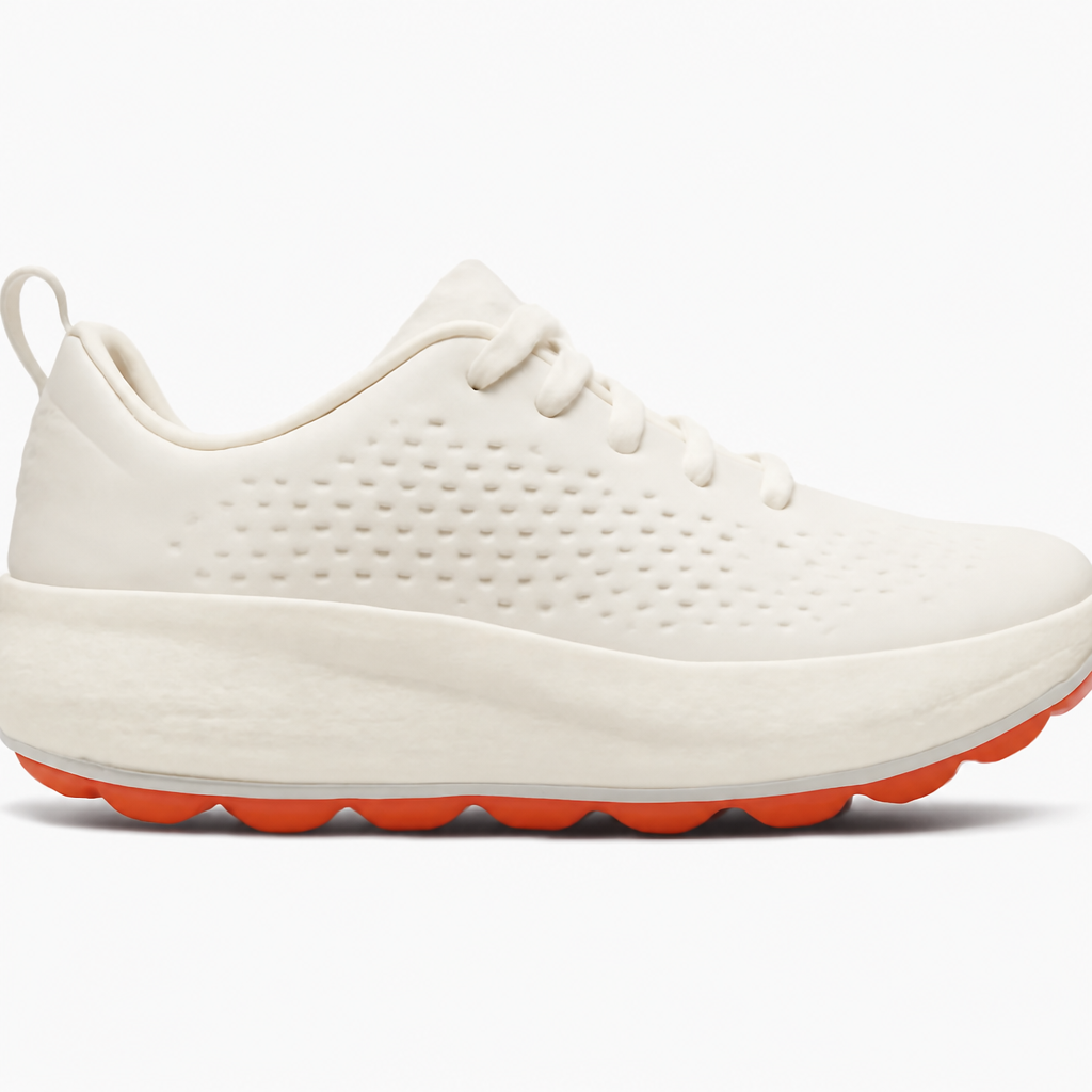 Cream Casual Lace-Up Shoes