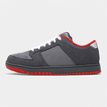 Gray Low-Top Skate Sneakers