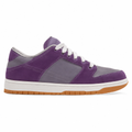 Purple Unbleached Low-Top Sneakers