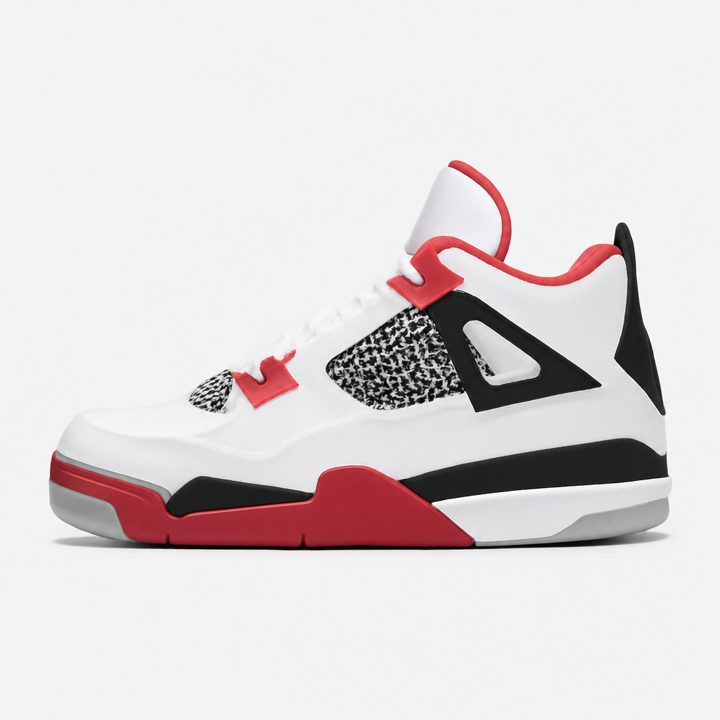 Fire Red Retro Sneakers