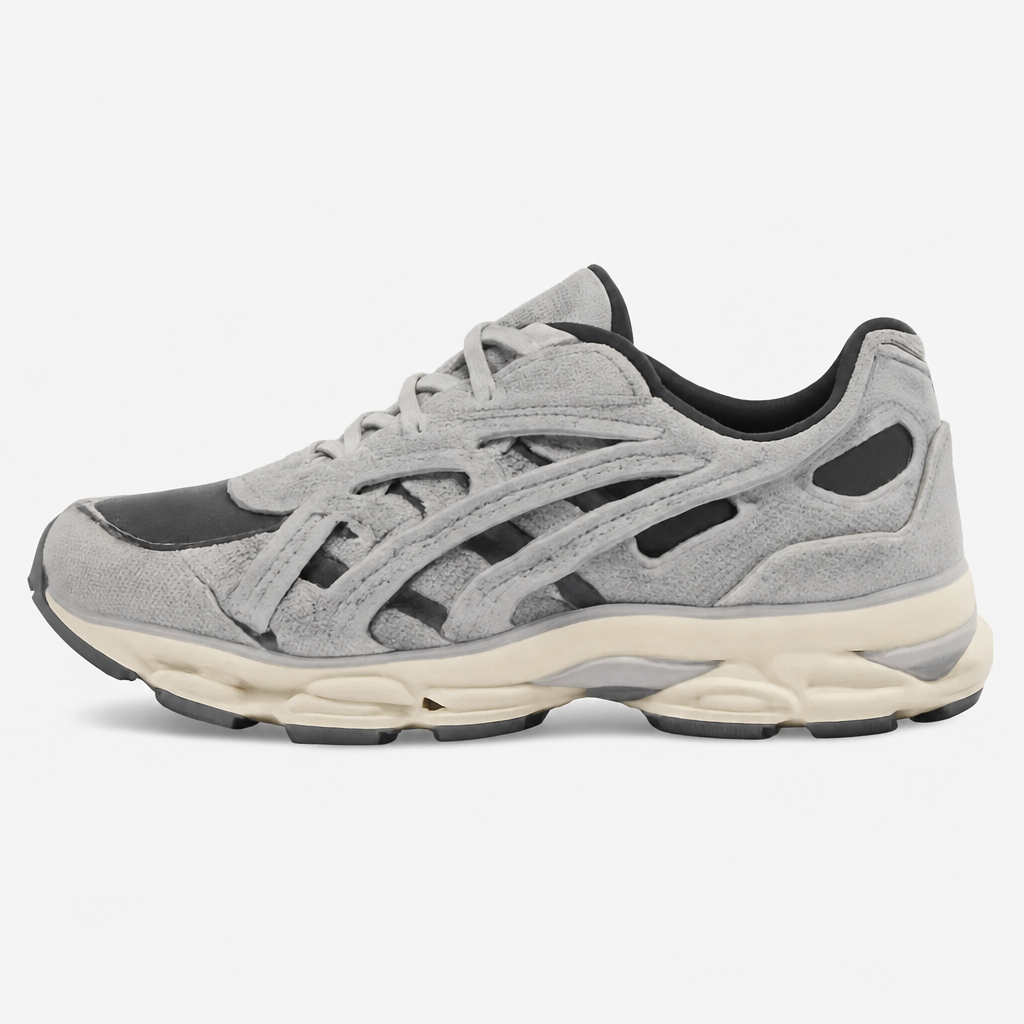 Black and Grey Running Sneakers