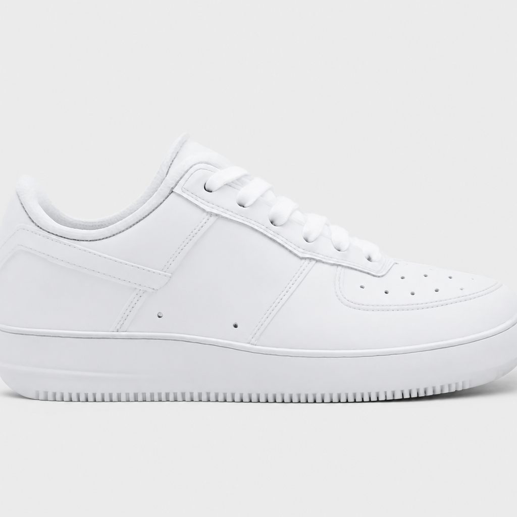 Classic White Leather Sneakers