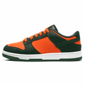 Orange and Green Low Top Sneakers