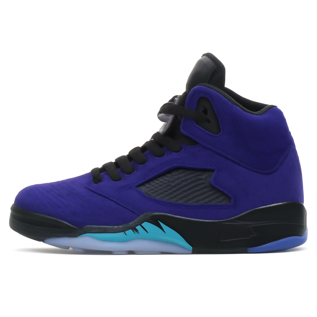 Purple and Green Sneaker