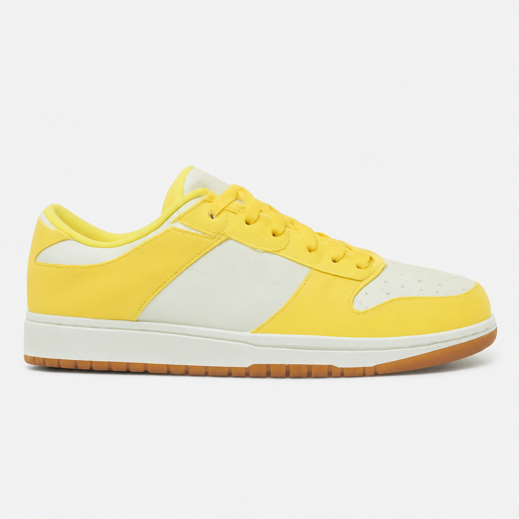 Canary Yellow Low-Top Sneakers