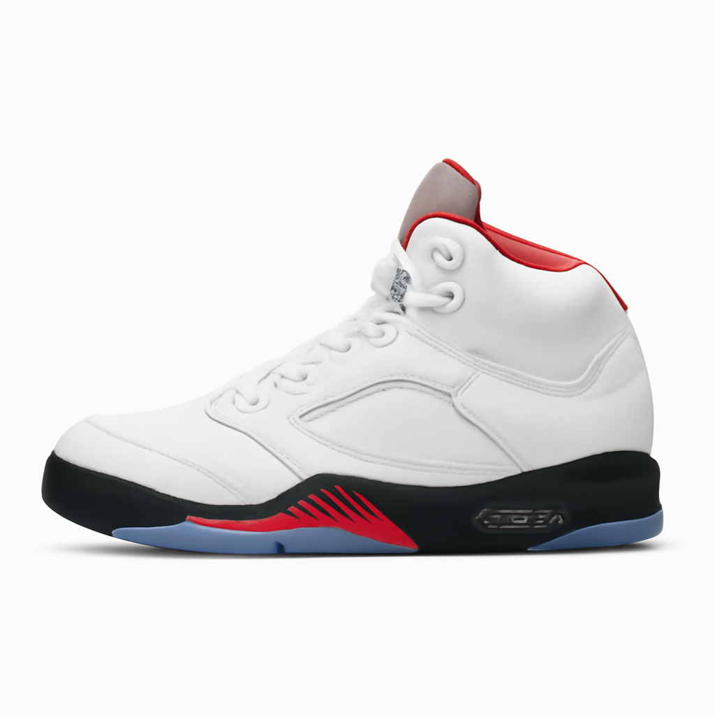 White Red Retro Sneakers
