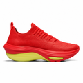 Bright Orange Aerodynamic Running Shoes