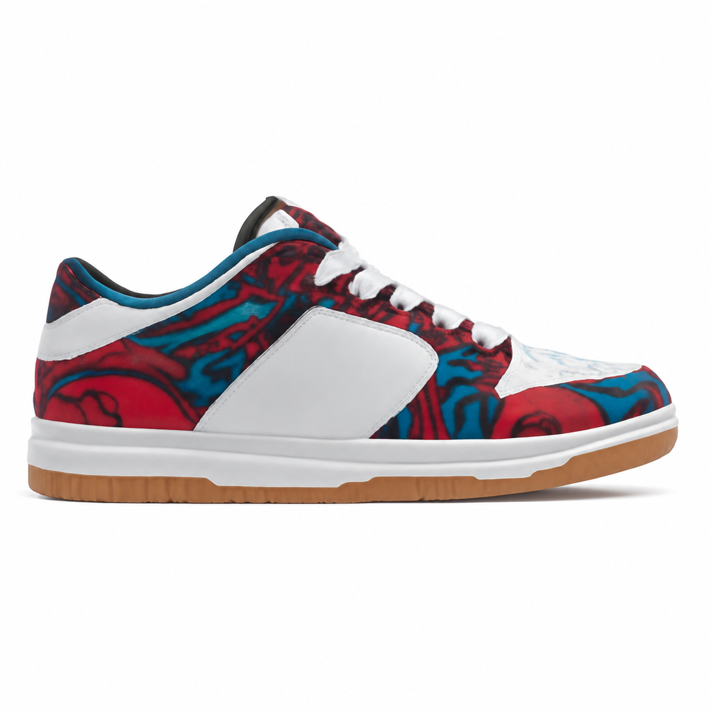Abstract Art Low-Top Sneakers