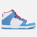 Blue Cartoon High-Top Sneakers