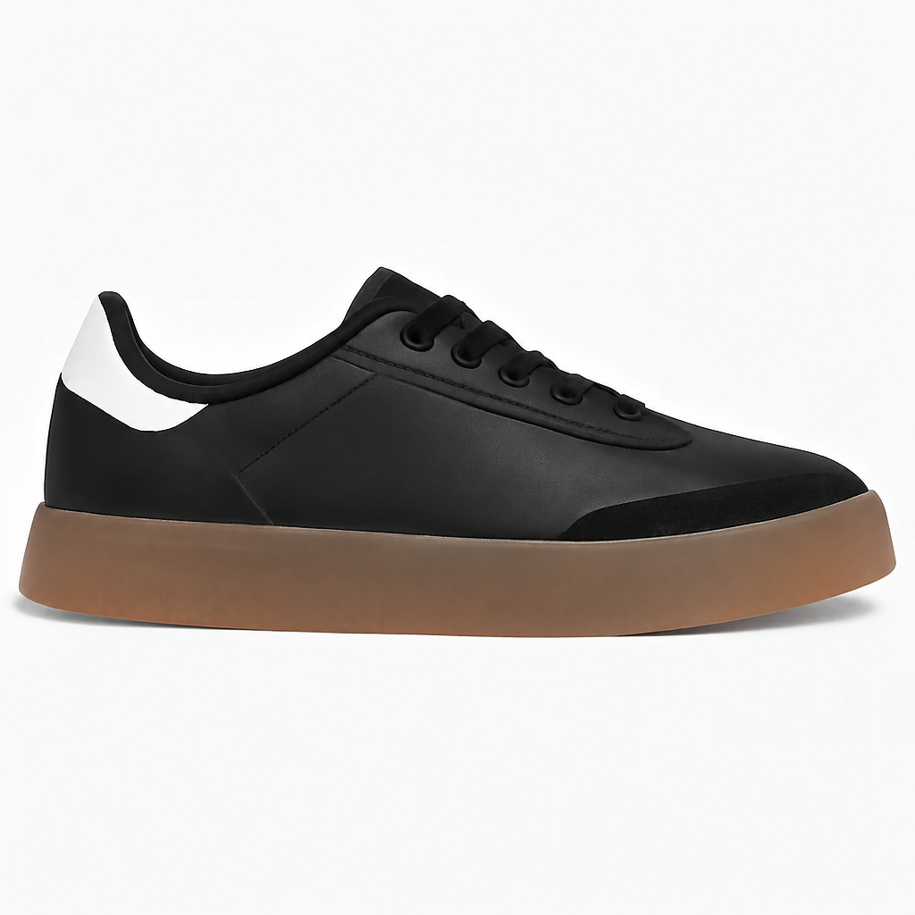 Core Black Metallic Gold Sneakers