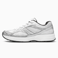 White Black Silver Running Shoes