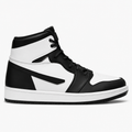 Silver Toe High Top Sneakers