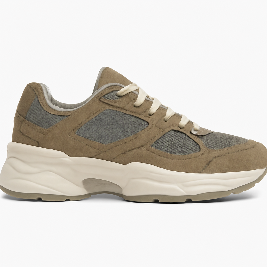 Mushroom Grey Athletic Sneakers
