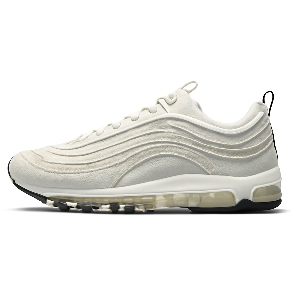 White Mesh Air Cushion Sneakers