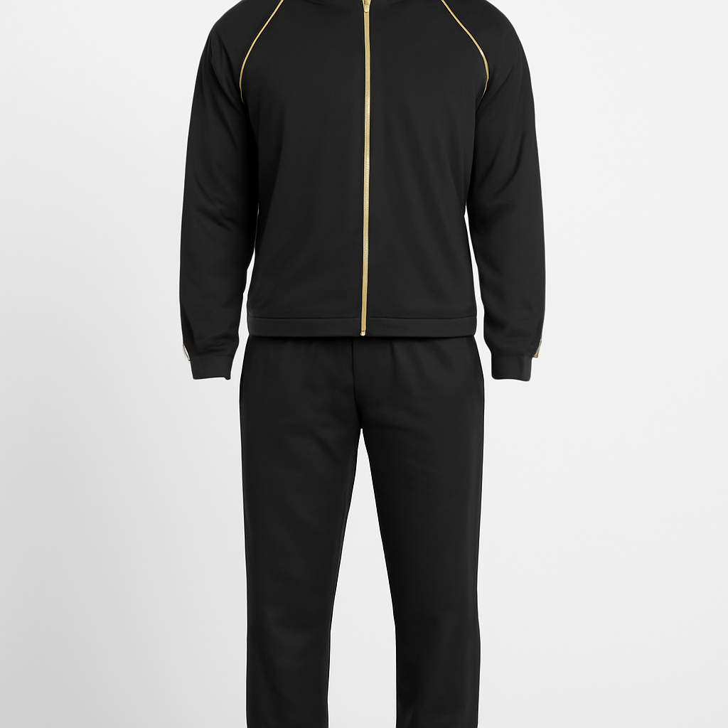 Red and Black Sports Tracksuit