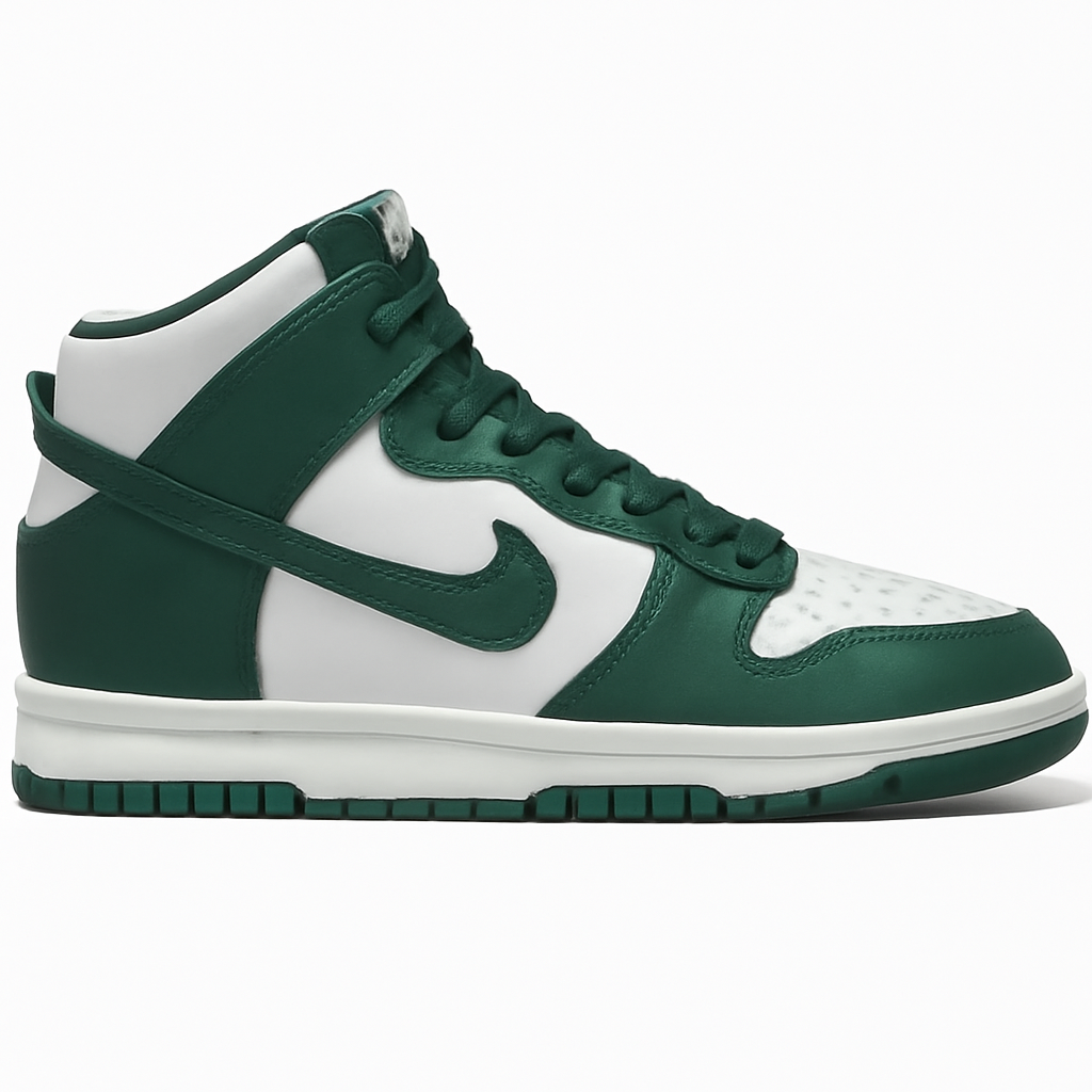 Spartan Green High-Top Sneakers