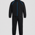 Blue and Black Athletic Tracksuit