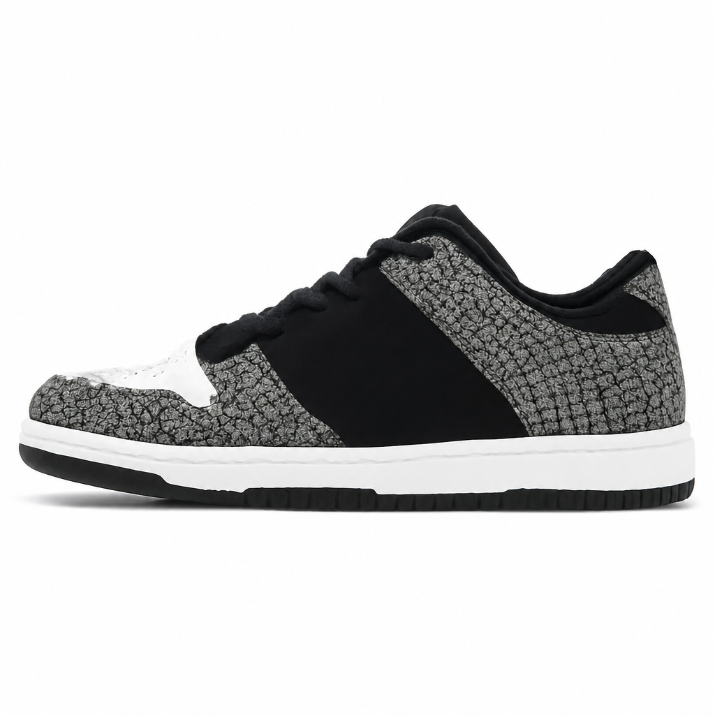 Gray Elephant Print Sneakers