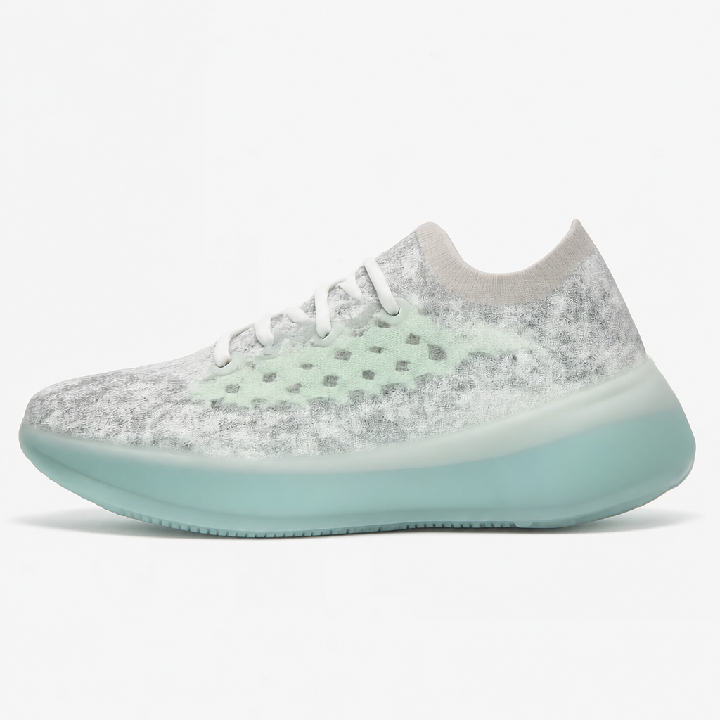 Alien Blue Sneakers with Mesh