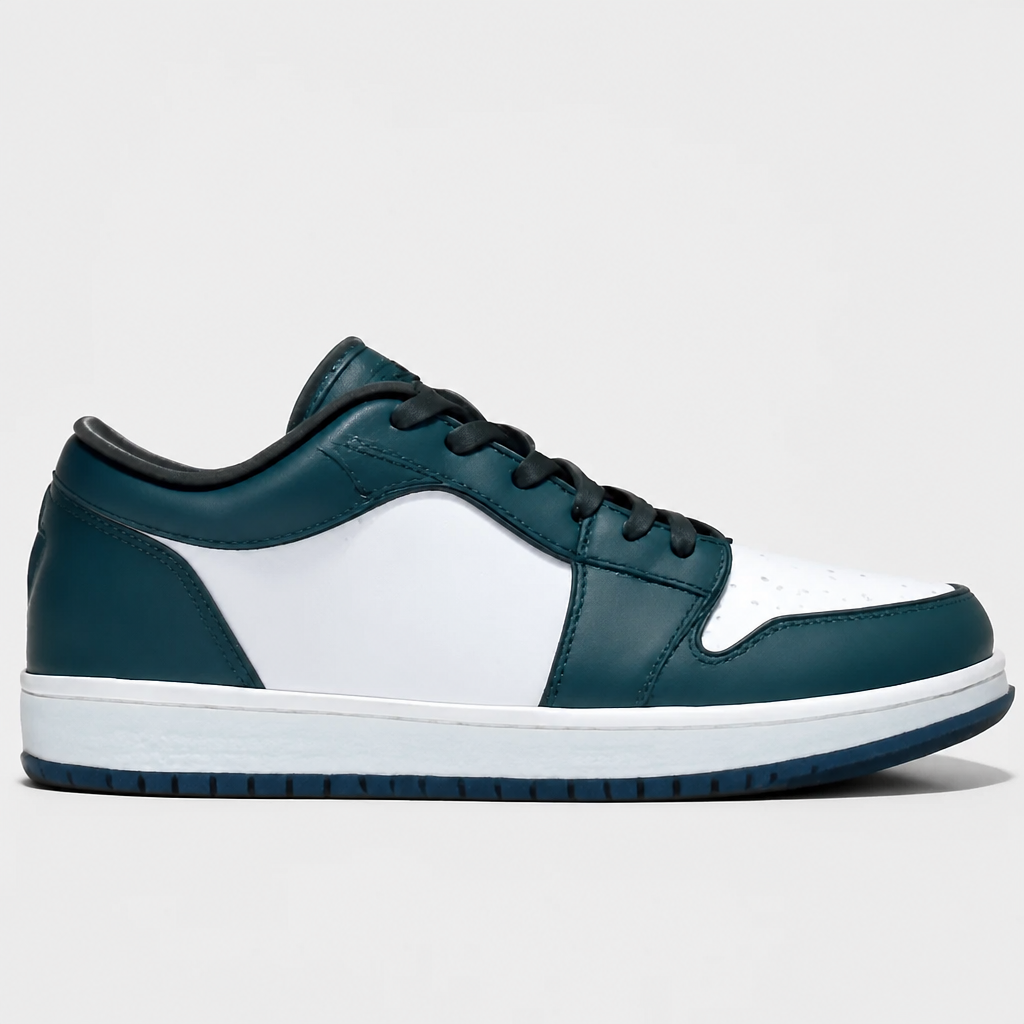Dark Teal Low-Top Sneakers