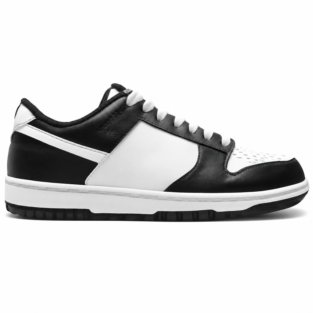 Black and White Casual Sneakers
