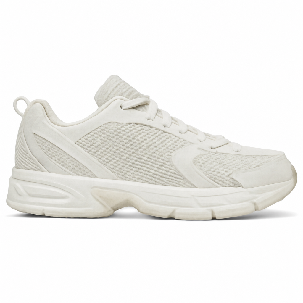 Beige Angora Running Shoes