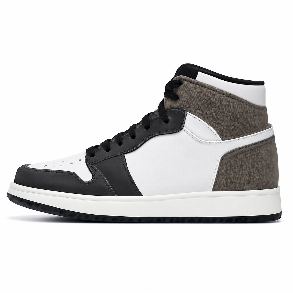 Dark Mocha High-Top Sneakers