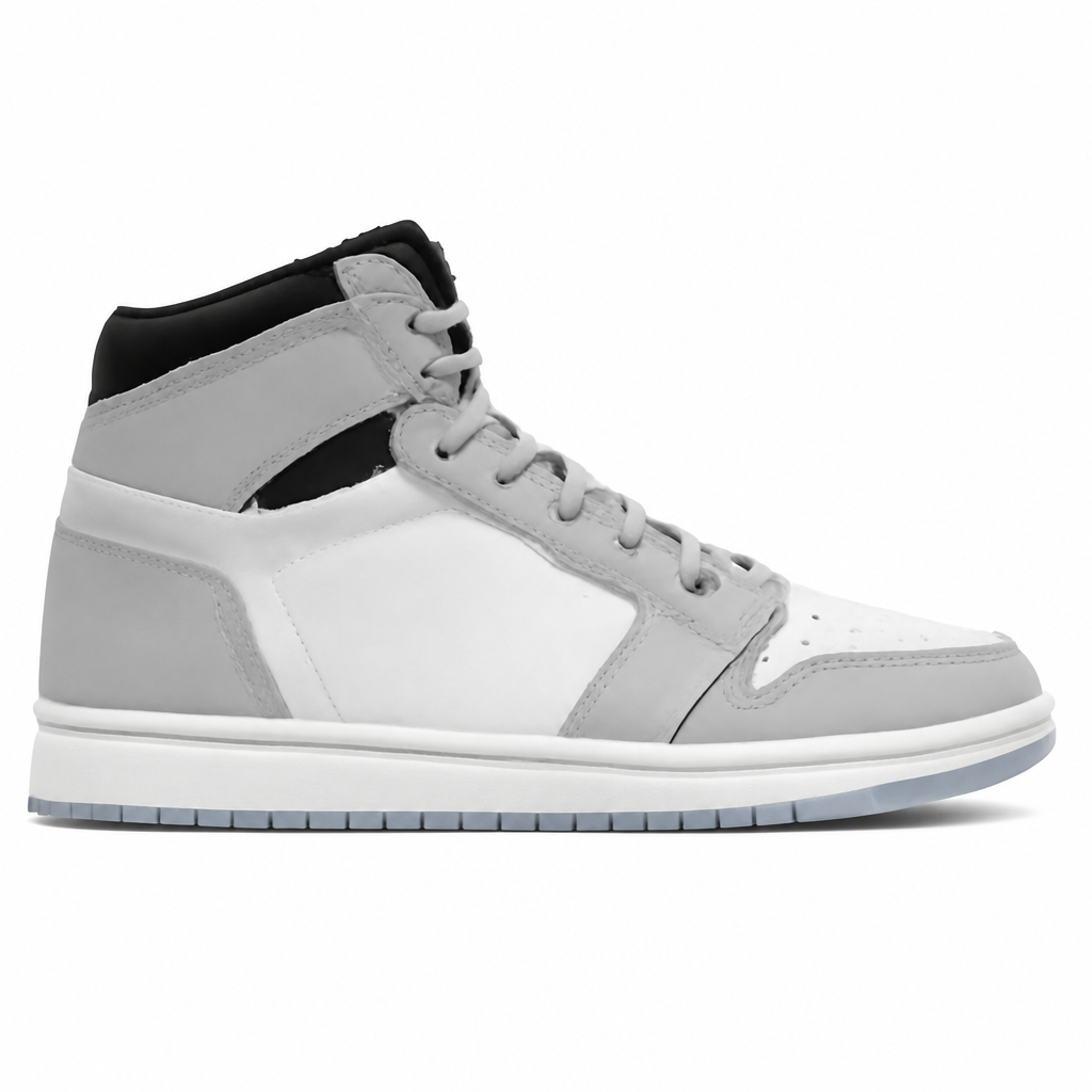 Ice Blue Mid-Top Sneakers