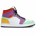 Multicolor High-Top Sneakers