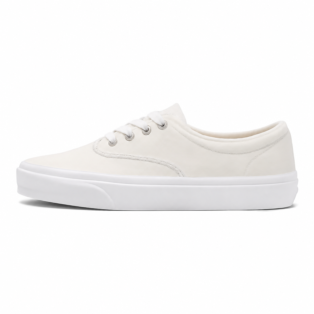 White and Black Casual Sneakers