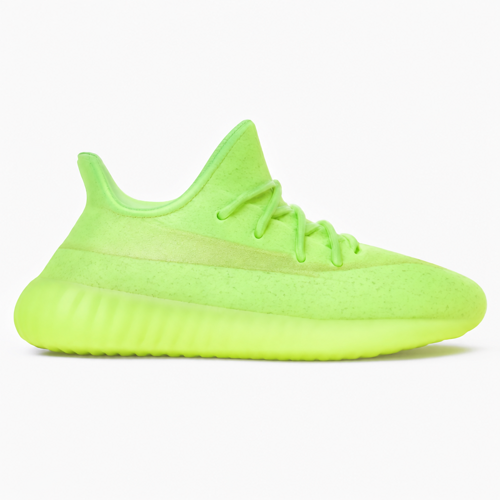 Glow Green Knit Sneakers
