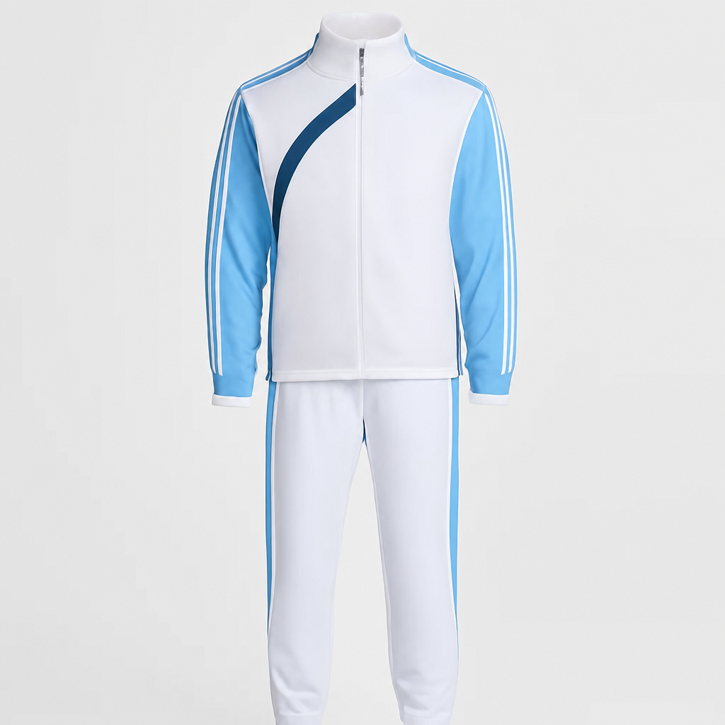 Navy Blue Athletic Tracksuit