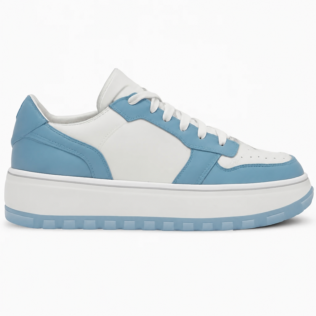 Light Blue Low-Top Sneakers