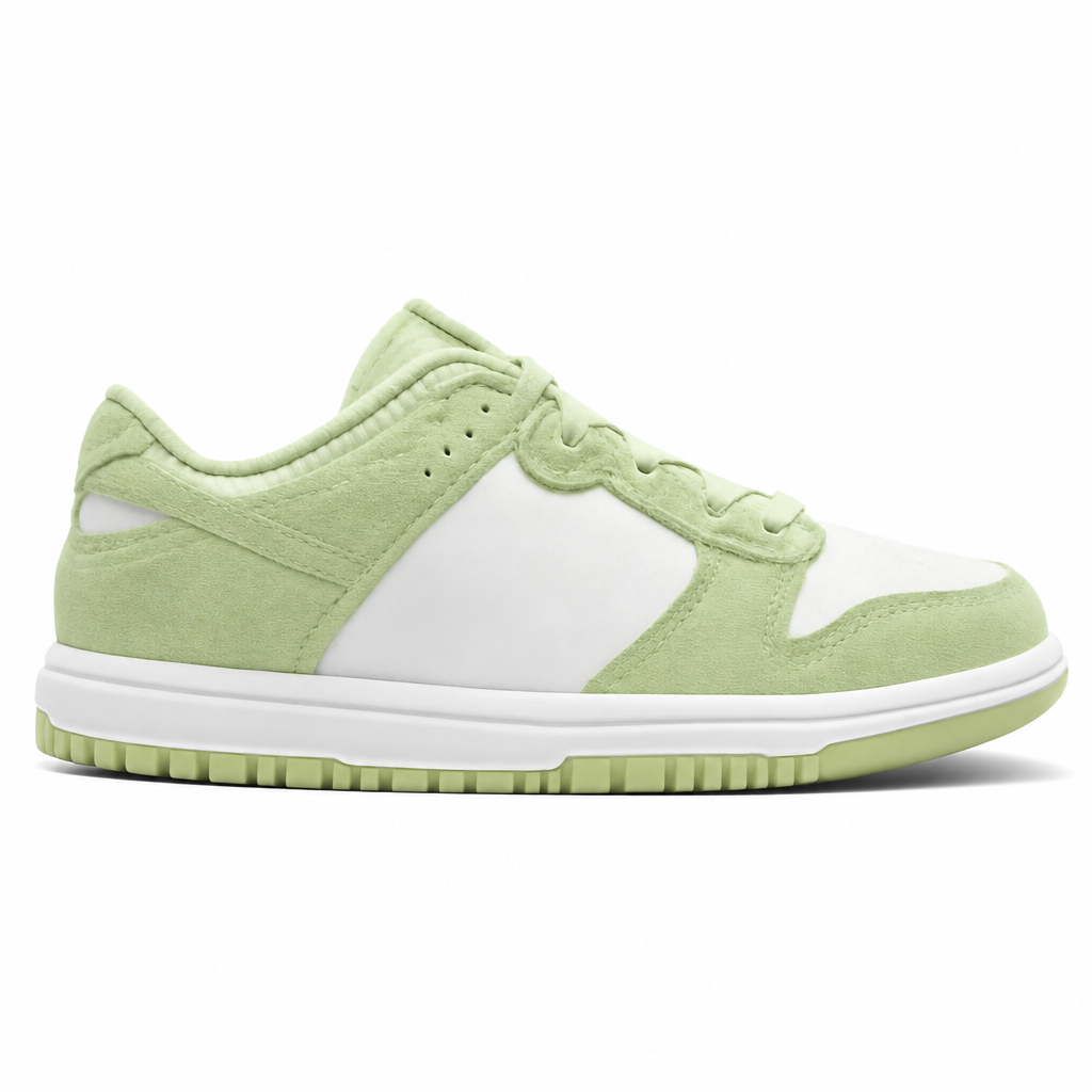 Honeydew Green Low-Top Sneakers