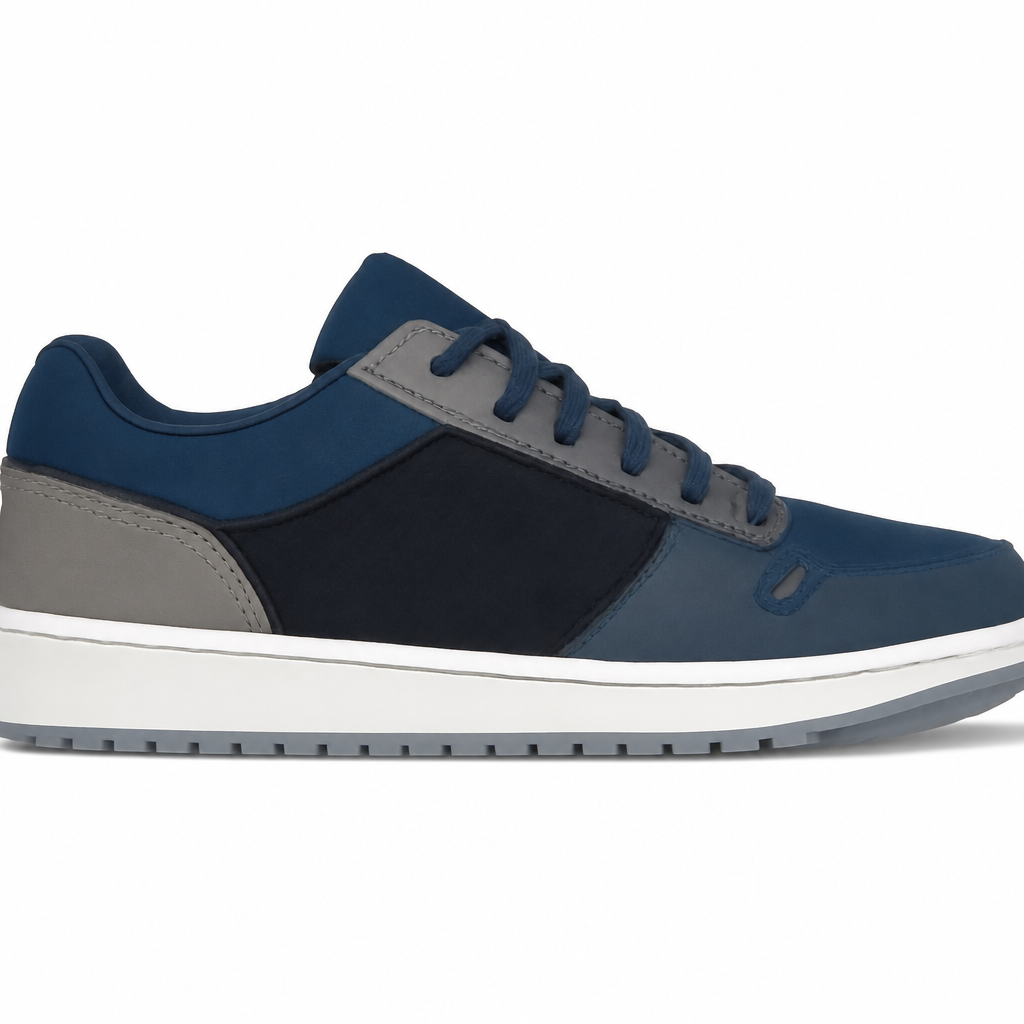 Obsidian Blue Suede Low Sneakers