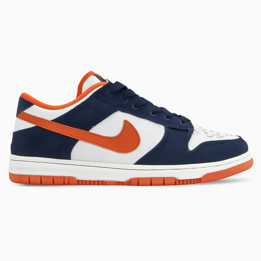 Orange and Blue Low Top Sneakers