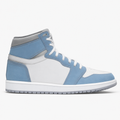 Hyper Royal and Smoke Grey High Top Sneakers