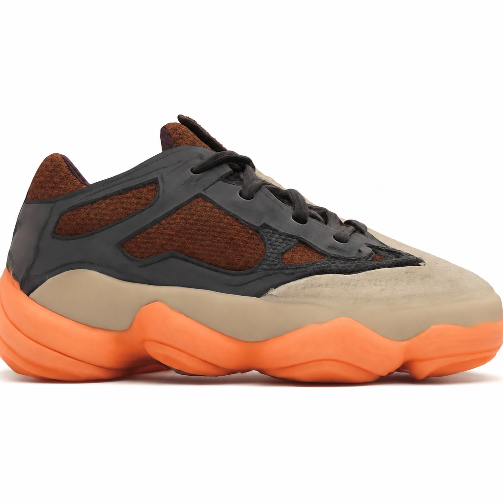 Bright Orange Chunky Sneakers