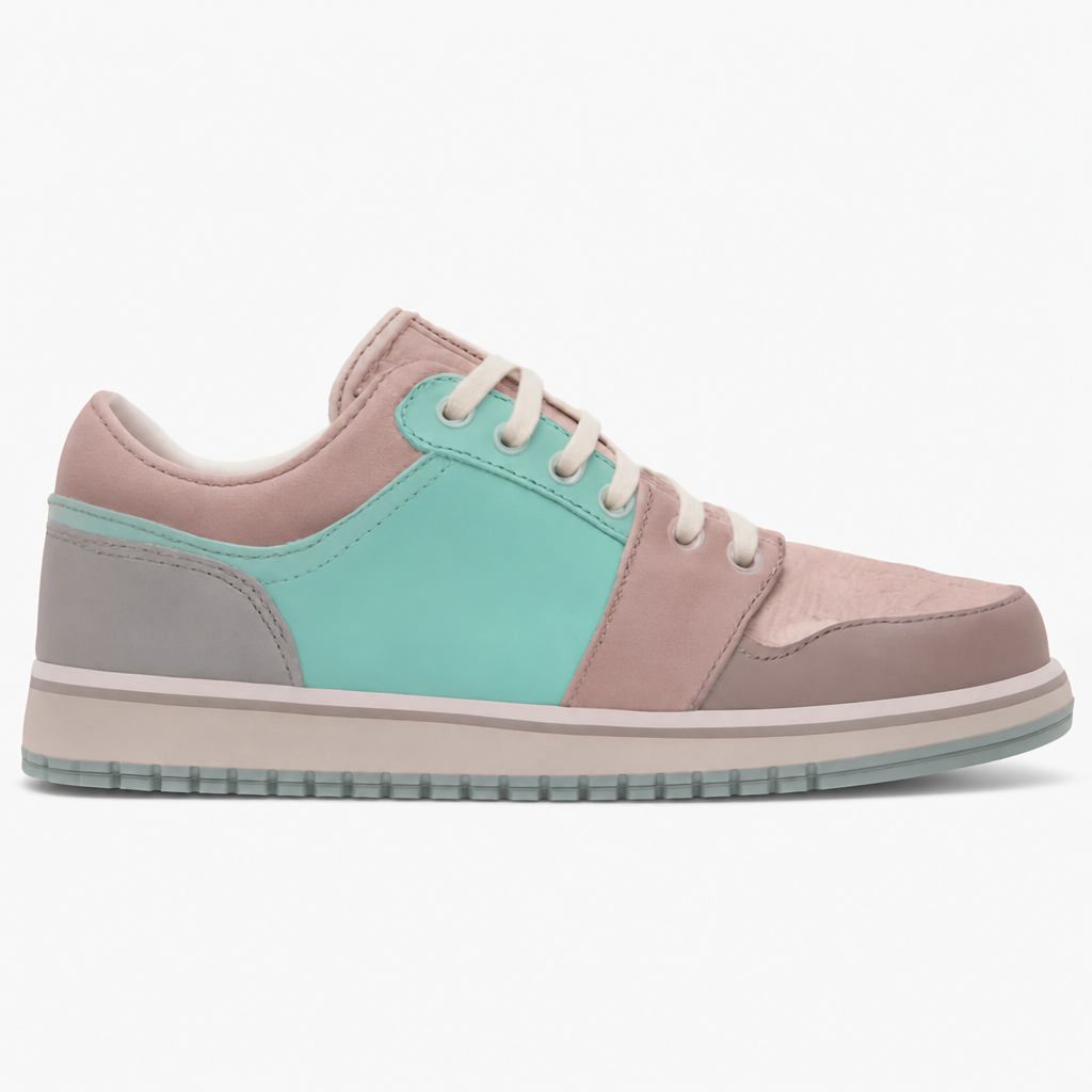 Pastel Multi-Color Low Sneakers