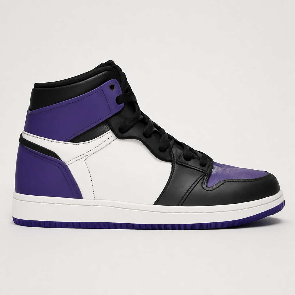 Court Purple High Top Sneakers