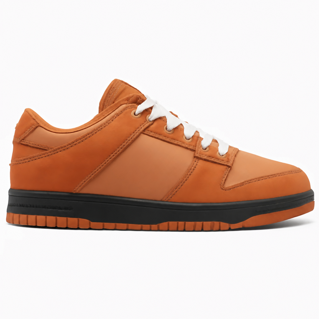 Orange Lobster Print Sneakers