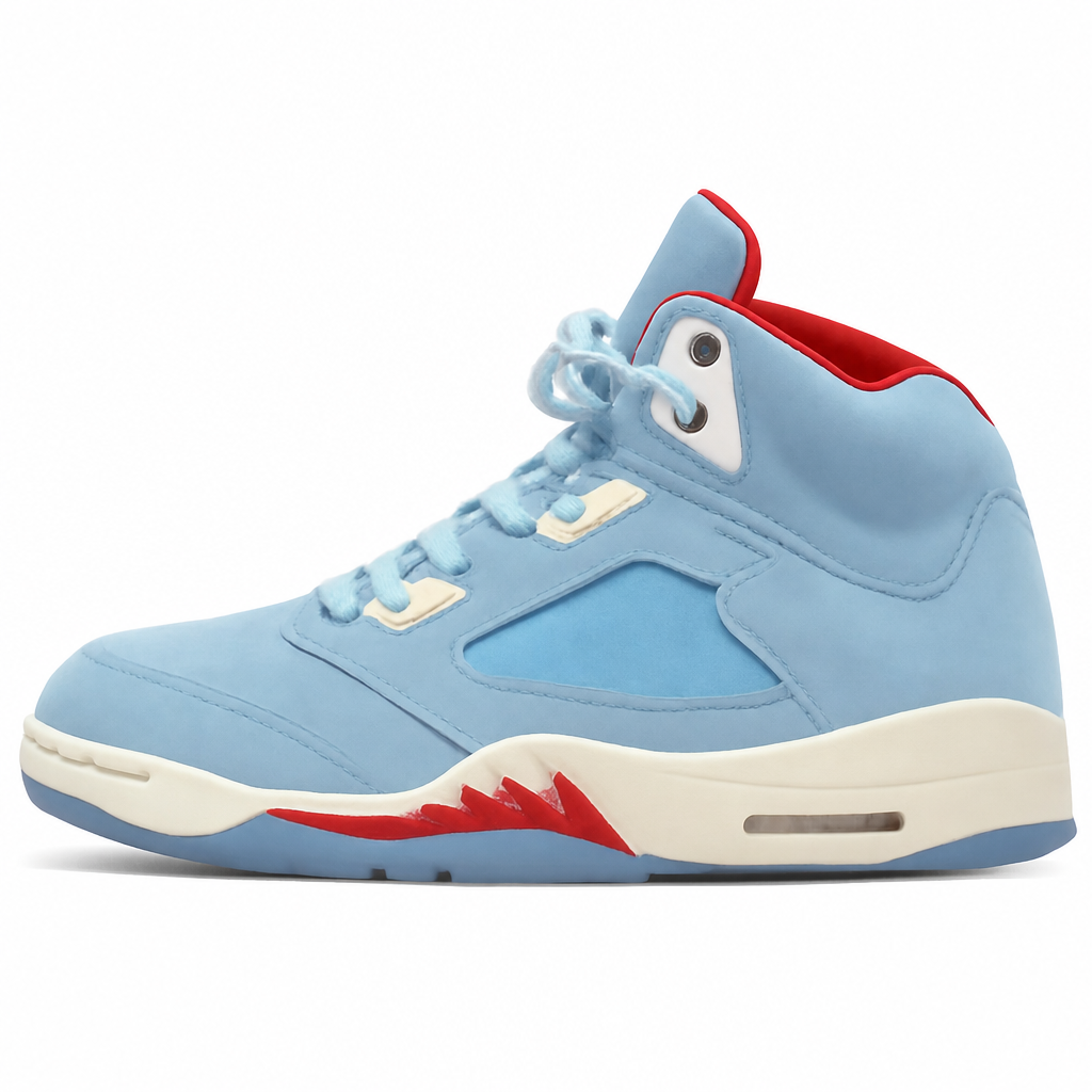 Ice Blue Retro Sneakers