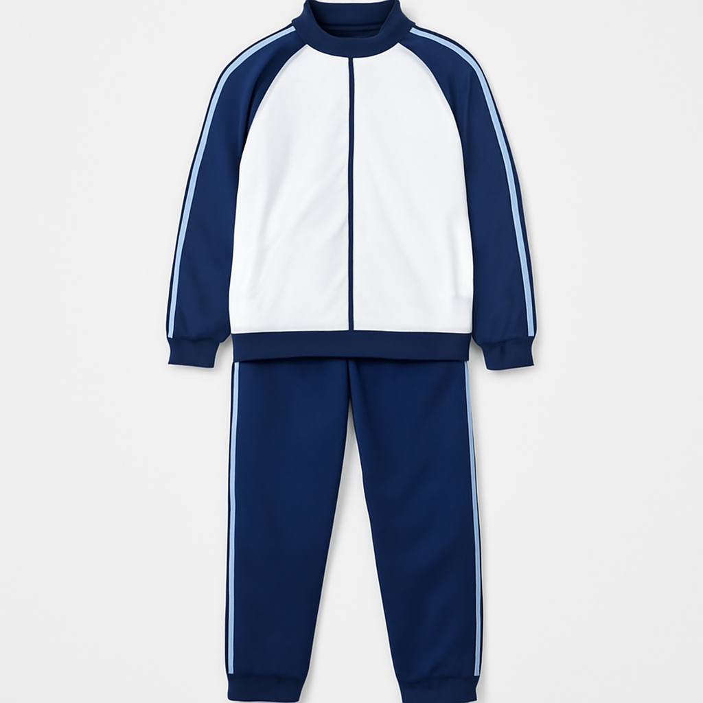 Navy Blue Sports Tracksuit