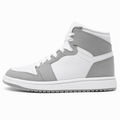 Wolf Grey Mid-Top Sneakers