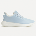 Light Blue Knit Sneakers
