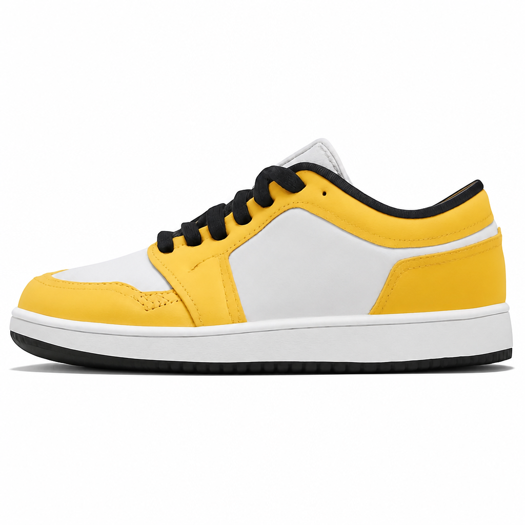 Laser Orange Low-Top Sneakers