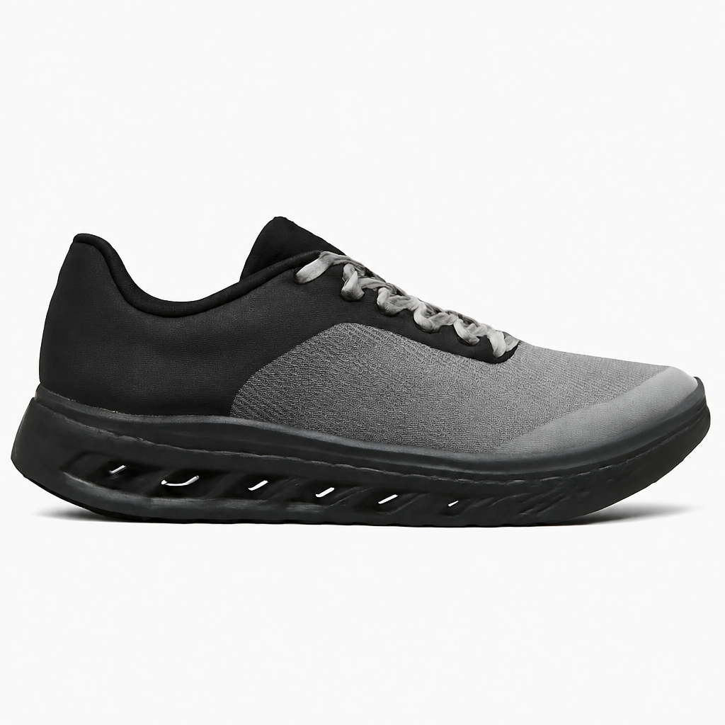 Black Beige Cloud Running Shoes