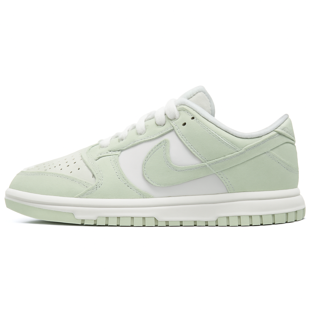 White Mint Low Top Sneakers