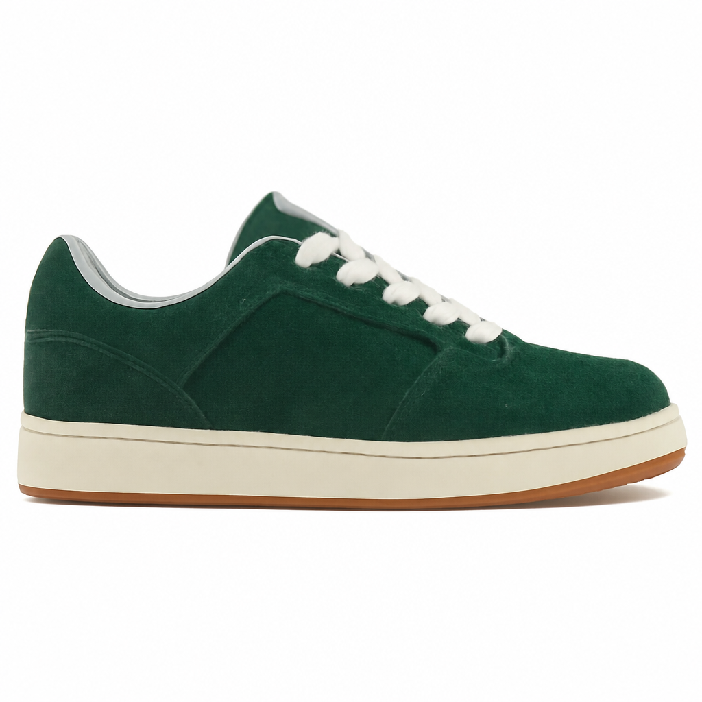 Dark Green Retro Sneakers